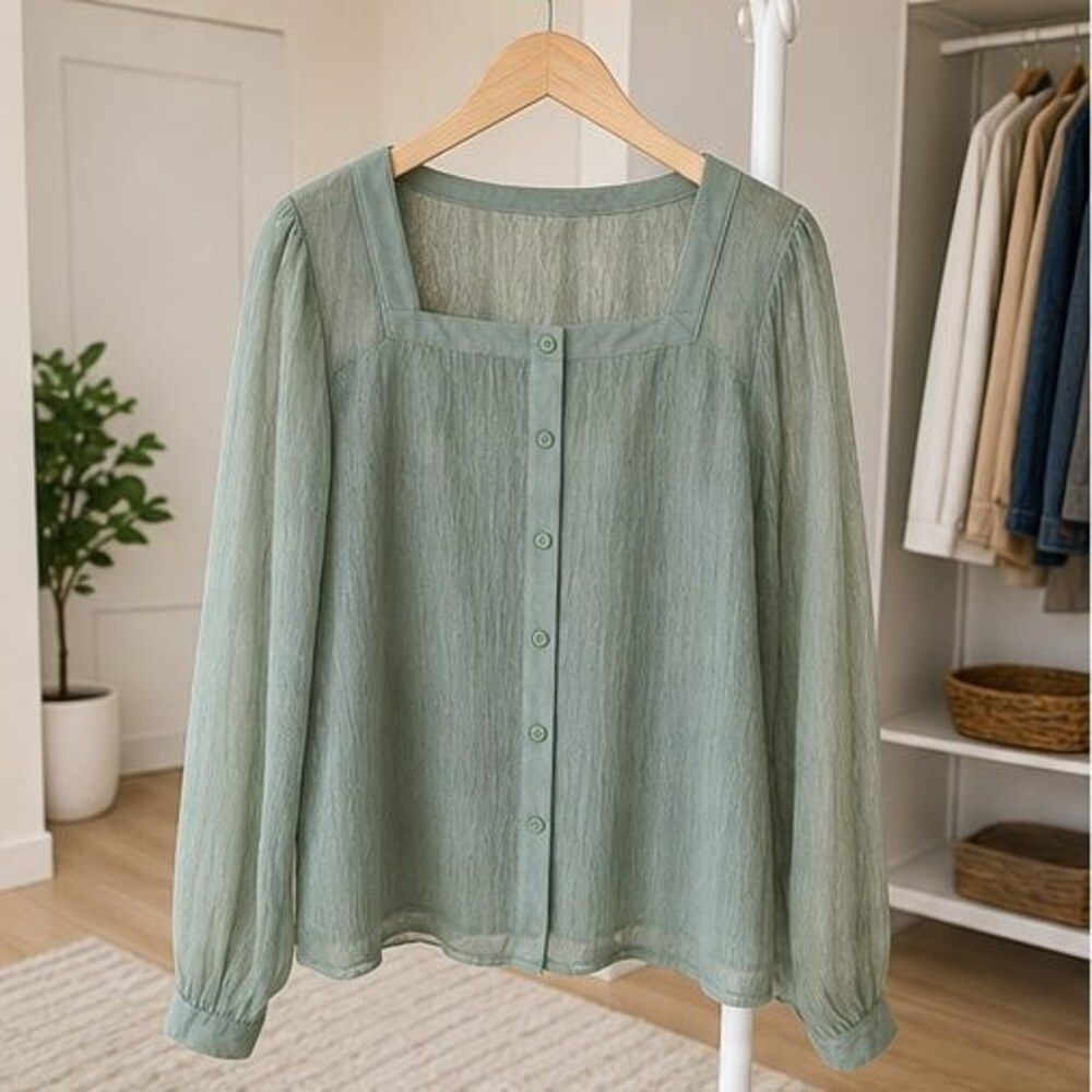 Sage Cami Blouse